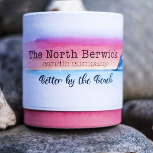 BETTER BY THE BEACH Glass Candle